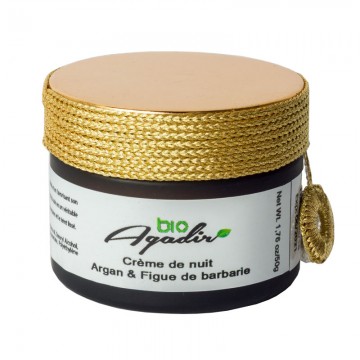 Krem odmładzający odżywczy na noc z olejem arganowym i olejkiem z opuncji Bio Agadir 50 ml - 1
