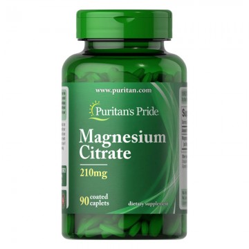 Cytrynian magnezu 200 mg 90 tabletek Puritan's Pride - 1