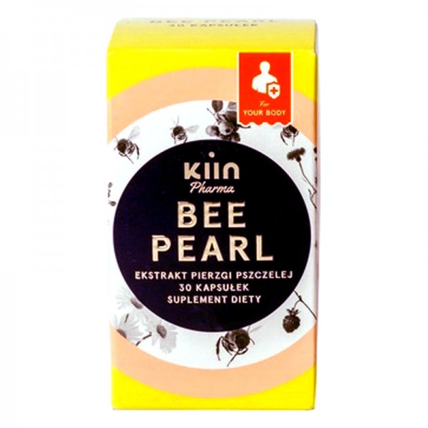 Bee Pearl ekstrakt pierzga pszczela w kapsułkach Kiin Pharma - 1