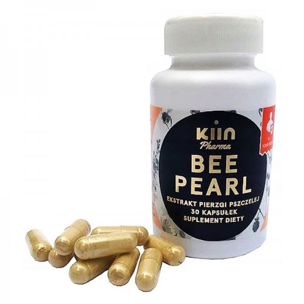 Bee Pearl ekstrakt pierzga pszczela w kapsułkach Kiin Pharma - 2
