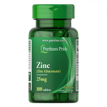 Cynk glukonian 25 mg 100 tabletek Puritan's Pride - 1