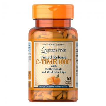 Witamina C formuła powolnego uwalniania 1000 mg 60 tabletek Puritan's Pride - 1