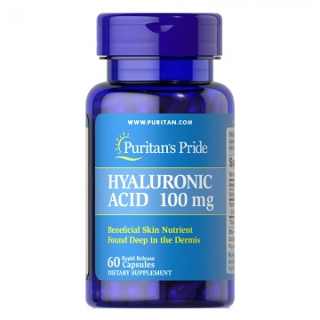 Kwas hialuronowy 100 mg 60 kapsułek Puritan's Pride - 1