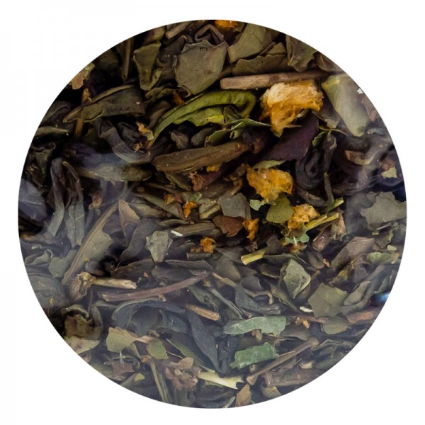 Herbatka zielona ze śliwką liściem jeżyny porzeczki czarnej i poziomki Natura Wita 100 g - 3