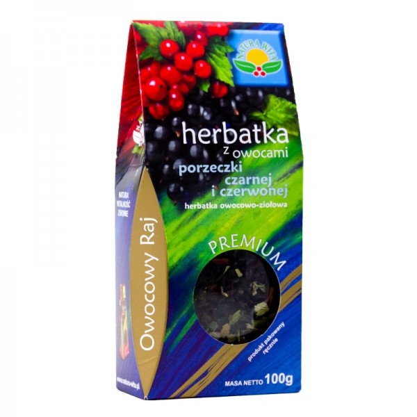 Herbatka z owocami porzeczki czarnej i czerwonej Natura Wita 100 g - 2