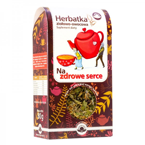 Herbatka ziołowo owocowa Na zdrowe serce Natura Wita 80 g - 2