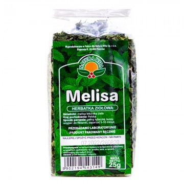 Herbata ziołowa Melisa Natura Wita 25 g - 1