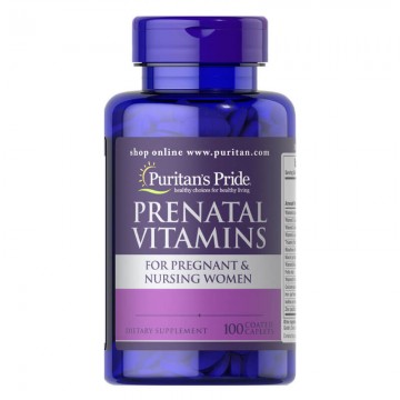 Witaminy Prenatalne 100 tabletek Puritan's Pride - 1