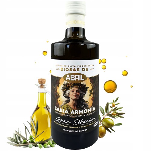 Oliwa z Oliwek Extra Virgin Gran Selection 500 ml Diosas De Abril Sabia.