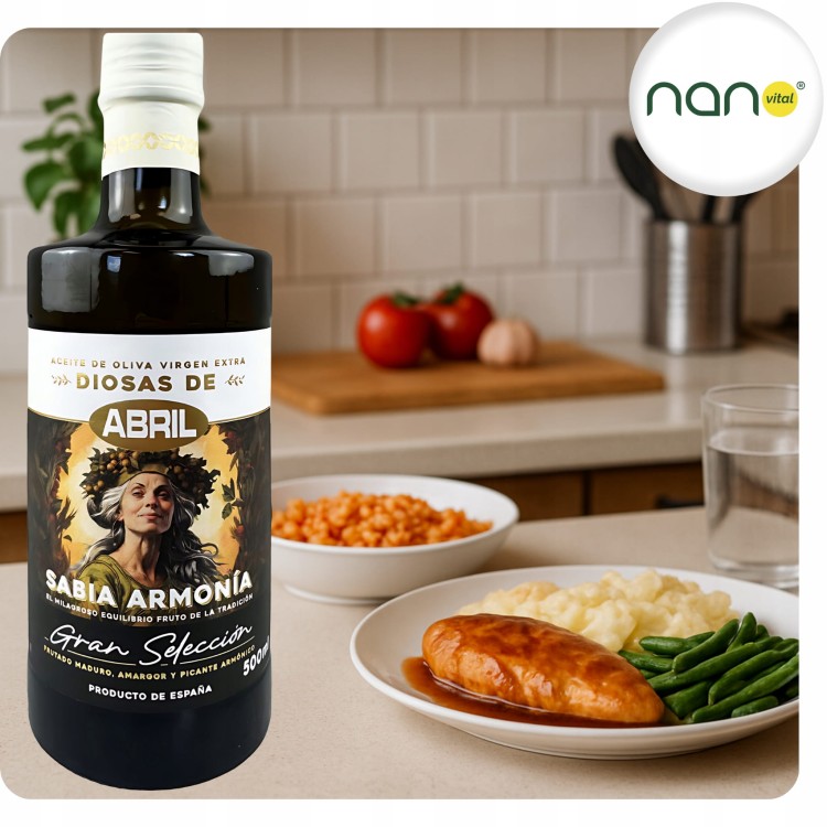 Oliwa z Oliwek Extra Virgin Gran Selection 500 ml Diosas De Abril Sabia.