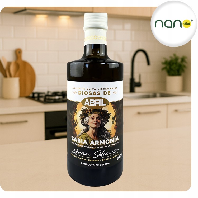 Oliwa z Oliwek Extra Virgin Gran Selection 500 ml Diosas De Abril Sabia.