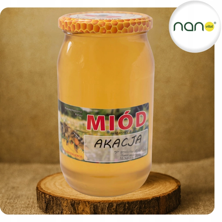 Miód Nektarowy Akacja 1100g