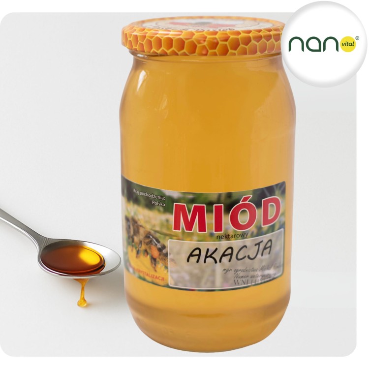 Miód Nektarowy Akacja 1100g