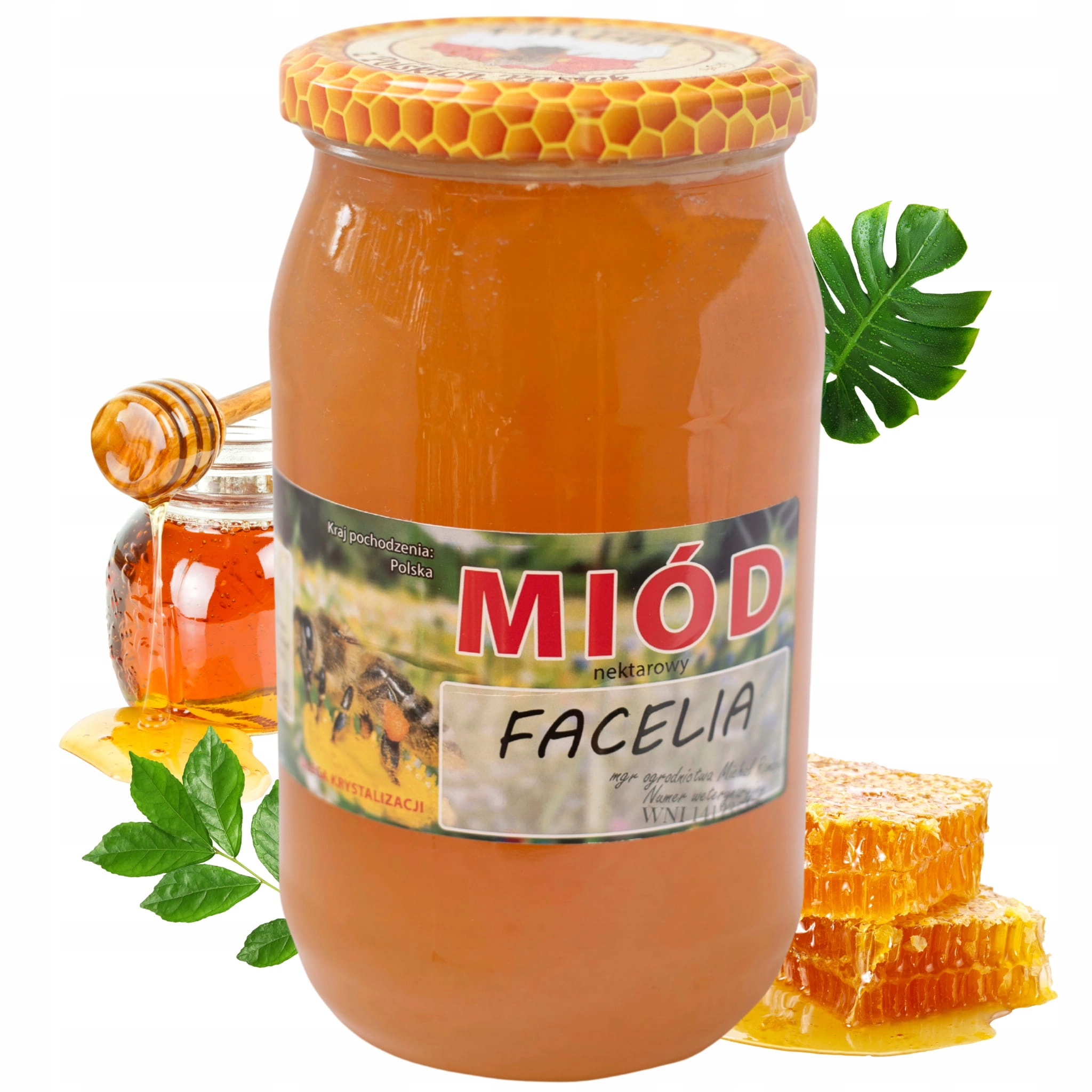 Miód Faceliowy 1100g - Królewski Smak