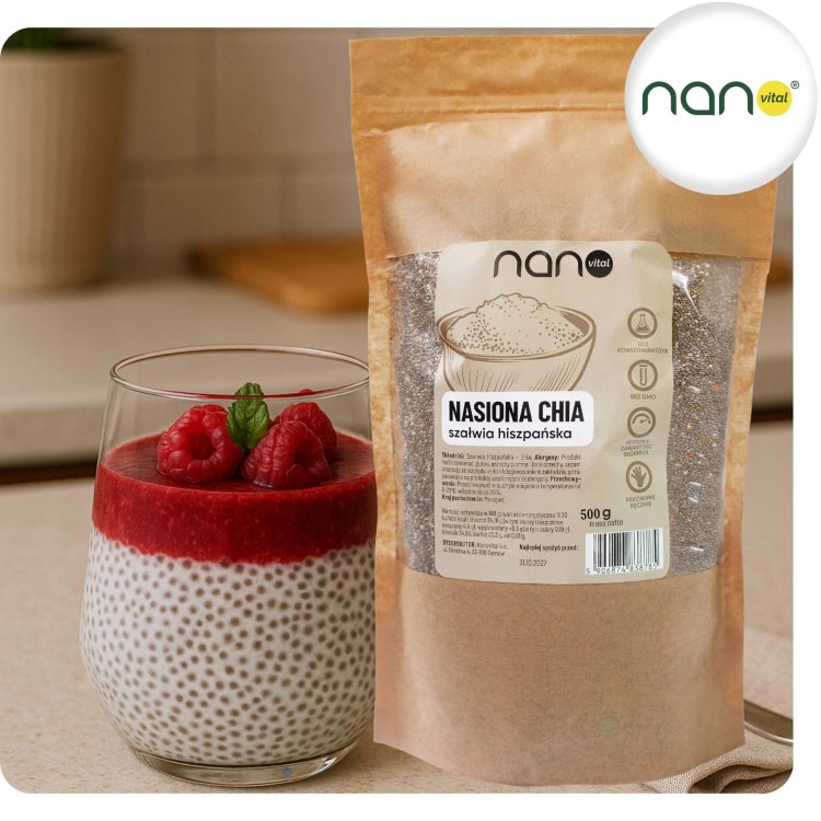 Nasiona Chia Szałwia Hiszpańska 0,5kg 500 gram