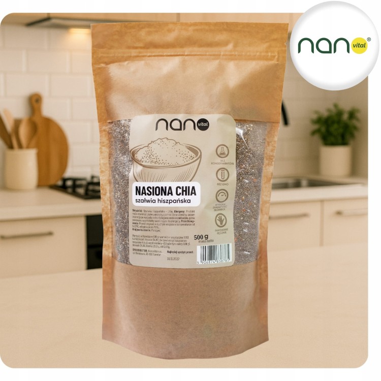Nasiona Chia Szałwia Hiszpańska 0,5kg 500 gram