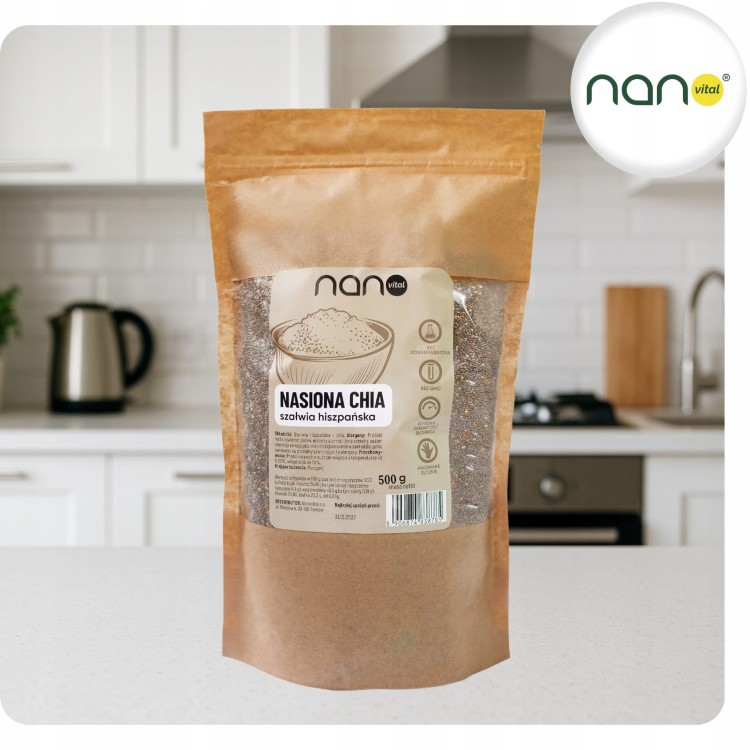 Nasiona Chia Szałwia Hiszpańska 0,5kg 500 gram