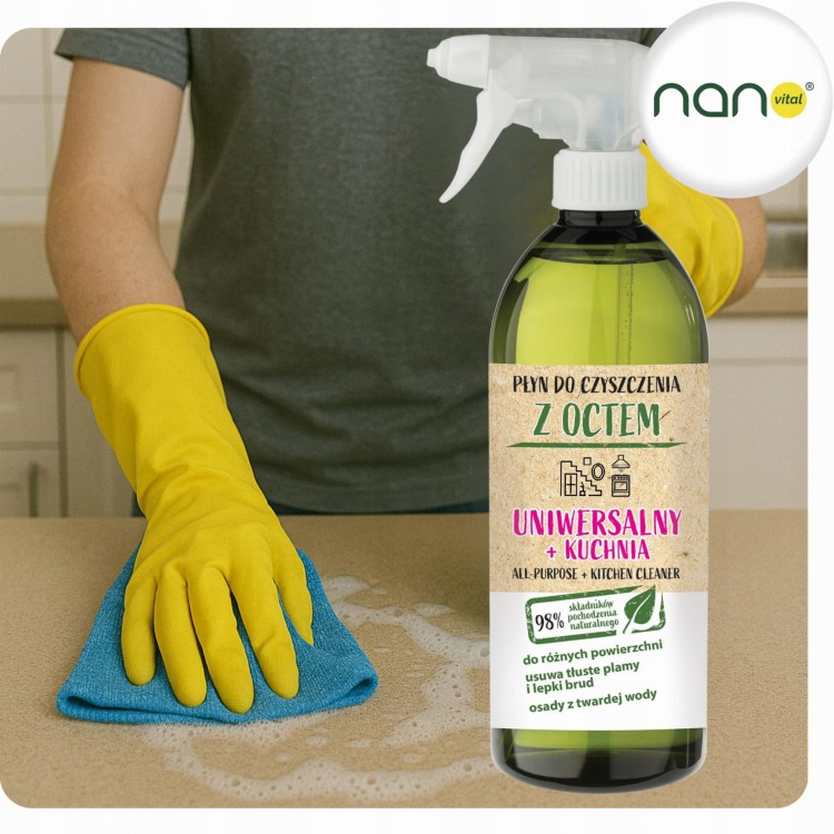 Płyn do Czyszczenia Wielofunkcyjny z Octem 750 ml