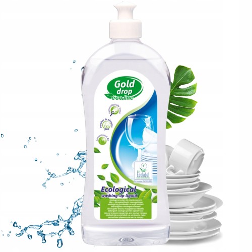 Opakowanie Eco Line Ekologiczny Płyn do Mycia Naczyń 500 ml Wydajny Wielofunkcyjny.