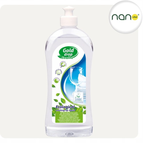 Ekologiczny płyn do mycia naczyń Eco Line 500 ml, wydajny i wielofunkcyjny, widoczna butelka.