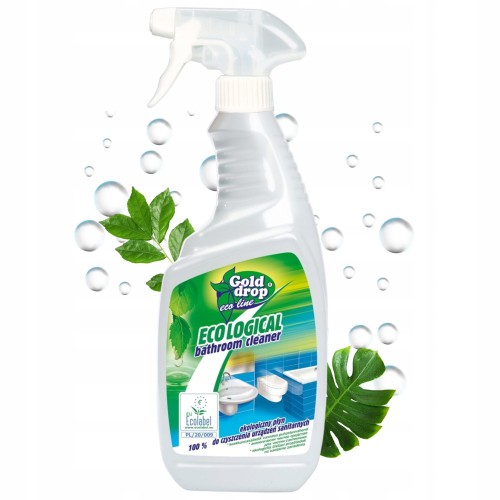 Opakowanie Płyn do Mycia Urządzeń Sanitarnych GOLD DROP ECO-LINE 750 ml Ekologiczny.
