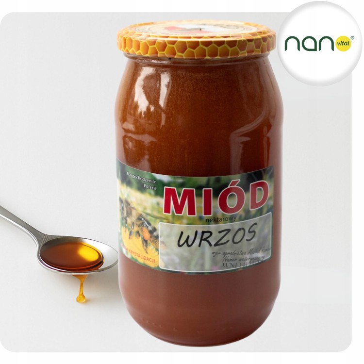 Miód Nektarowy Wrzos 1100g