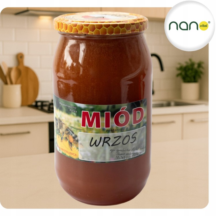 Miód Nektarowy Wrzos 1100g