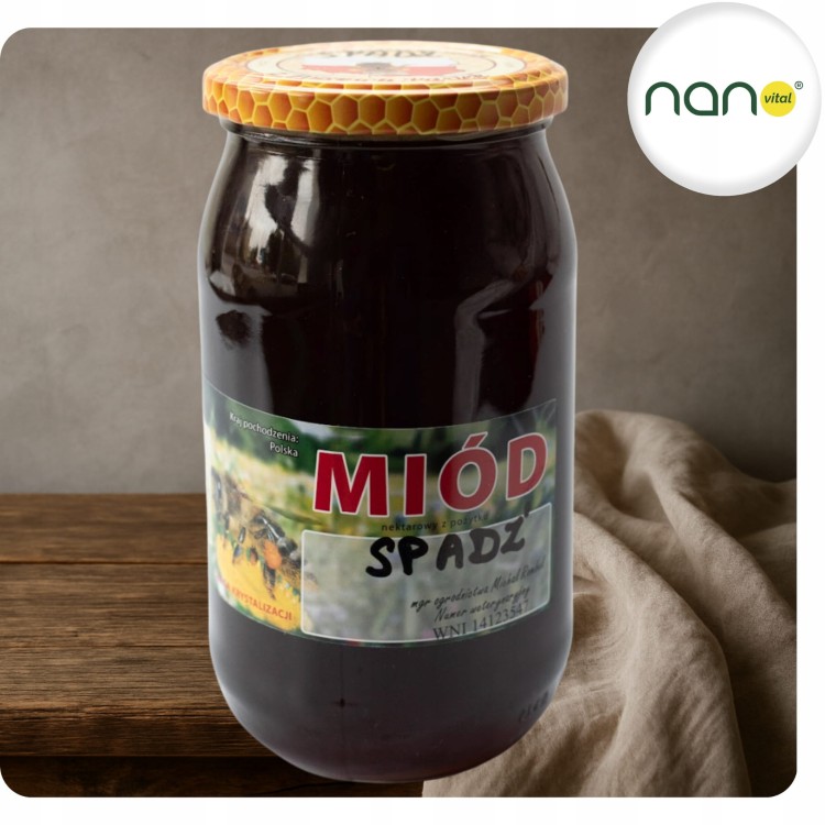 Miód Nektarowy Spadź 1100g