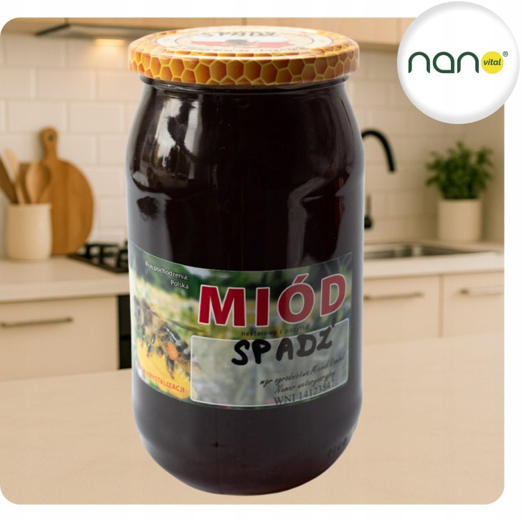 Miód Nektarowy Spadź 1100g