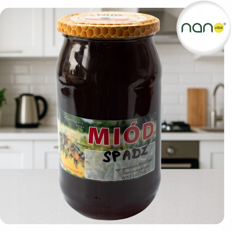 Miód Nektarowy Spadź 1100g