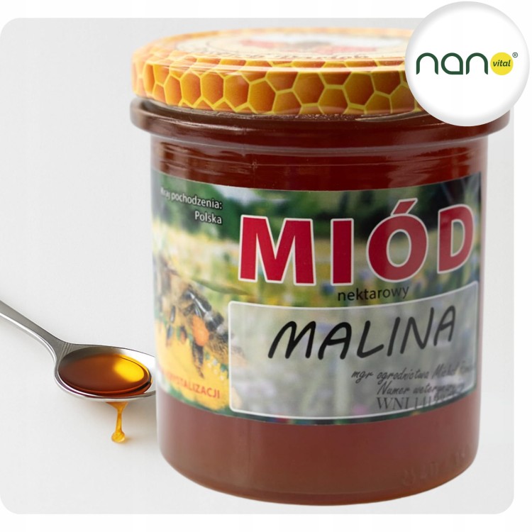 Miód Nektarowy Malina 420 g