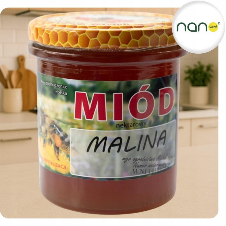 Miód Nektarowy Malina 420 g