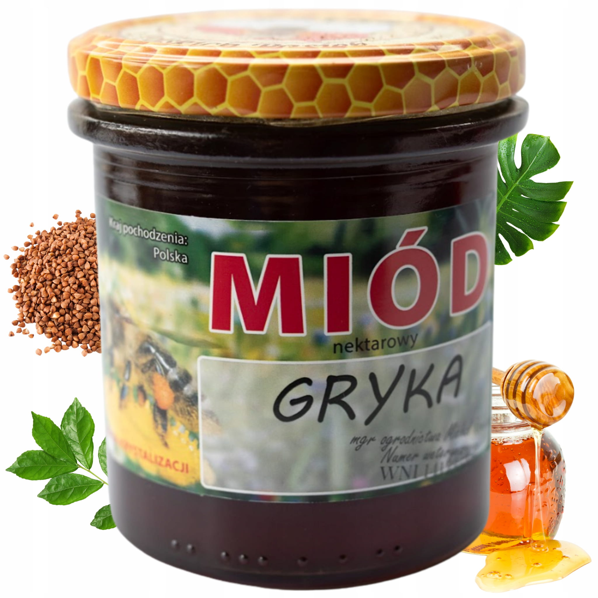 Miód Gryczany 420g - Na Serce i Krew