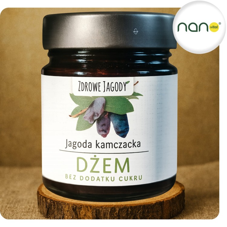 Dżem Niskosłodzony z Ekologicznych Owoców Jagody Kamczackiej 266 ml