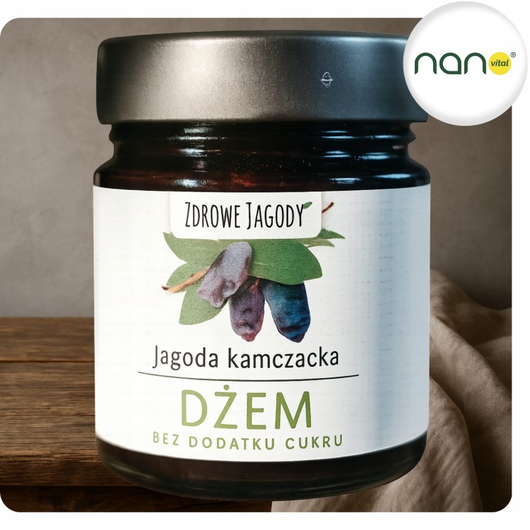 Dżem Niskosłodzony z Ekologicznych Owoców Jagody Kamczackiej 266 ml