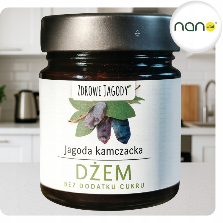 Dżem Niskosłodzony z Ekologicznych Owoców Jagody Kamczackiej 266 ml