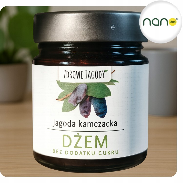 Dżem Niskosłodzony z Ekologicznych Owoców Jagody Kamczackiej 266 ml