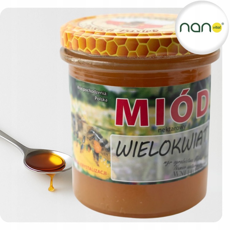Miód Nektarowy Wielokwiat 1100 g