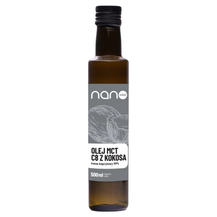Olej MCT C8 Pure Nanovital