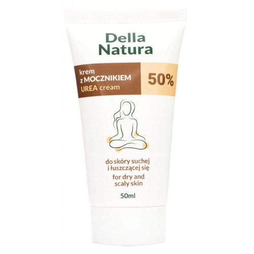 Opakowanie Della Natura Krem z mocznikiem 50% Urea 50 ml.