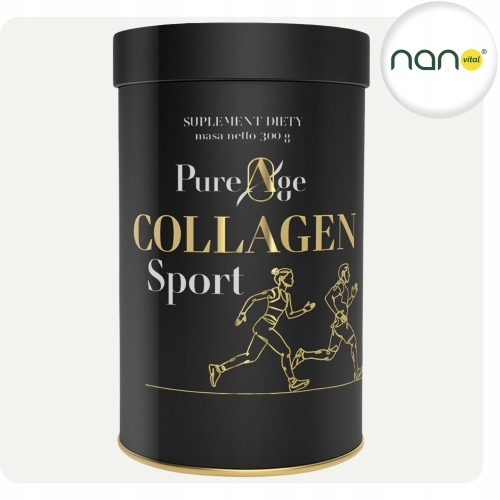 Kolagen dla sportowców Collagen Sport PureAge 300 g na stawy i regenerację.