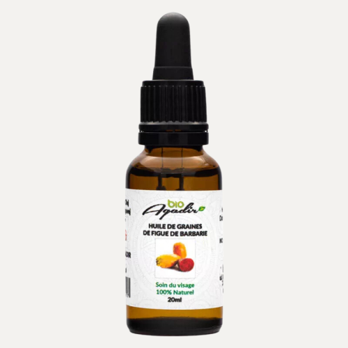 Czysty Naturalny Olej z Opuncji Figowej Bio Agadir 20 ml do Twarzy