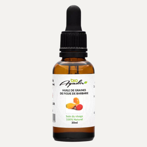 Czysty Naturalny Olej z Opuncji Figowej Bio Agadir 30 ml do Twarzy