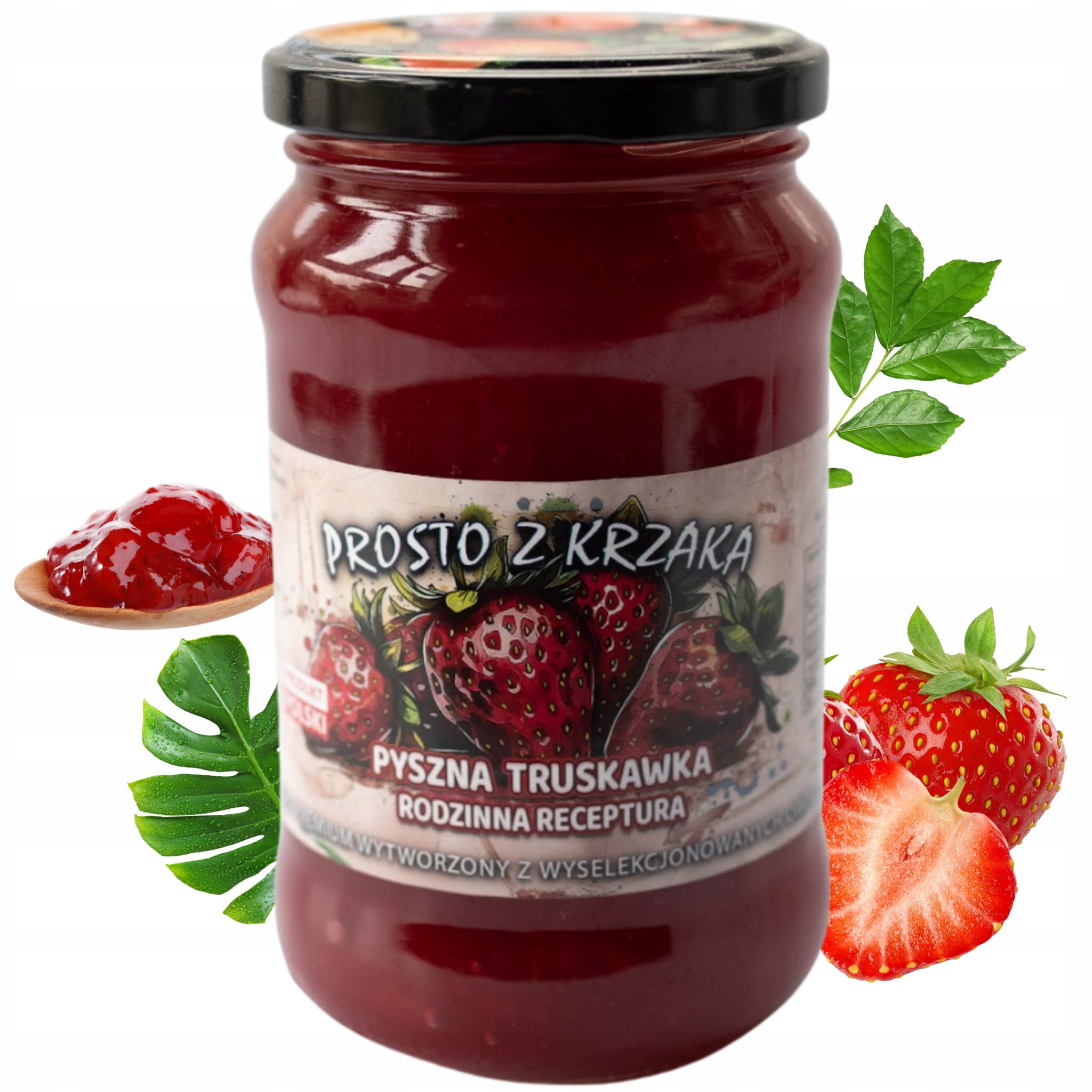 Konfitura z Truskawek Niskosłodzona 450 g